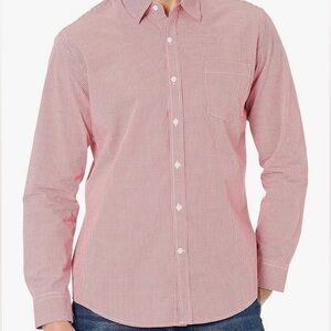 COLOR Salmon Button Down Casual Shirt | Medium |